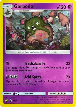 [PKM-R] Garbodor (51a/145) (Cosmos Holo) (Alternate Art Promo) [Sun & Moon: Guardians Rising]
