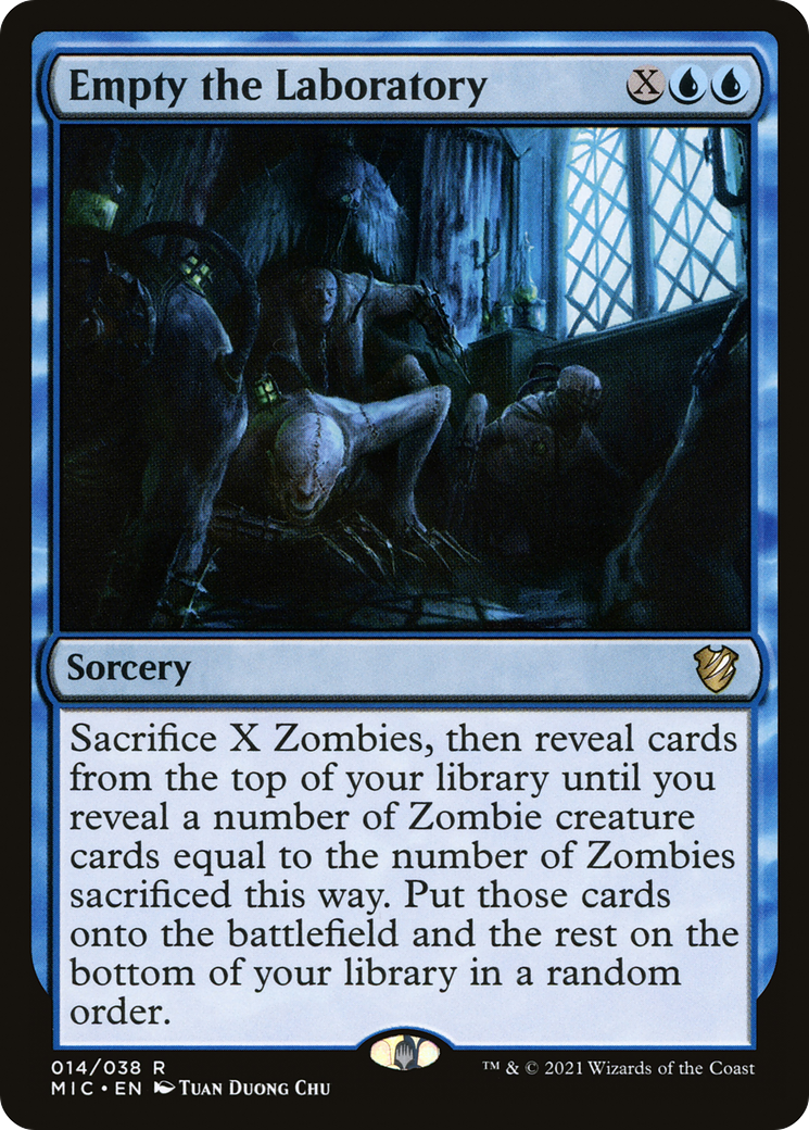 {R} Empty the Laboratory [Innistrad: Midnight Hunt Commander][MIC 014]