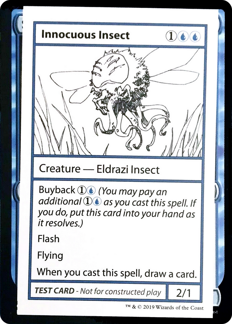 {R} Innocuous Insect (2021 Edition) [Mystery Booster Playtest Cards][CMB1 023]