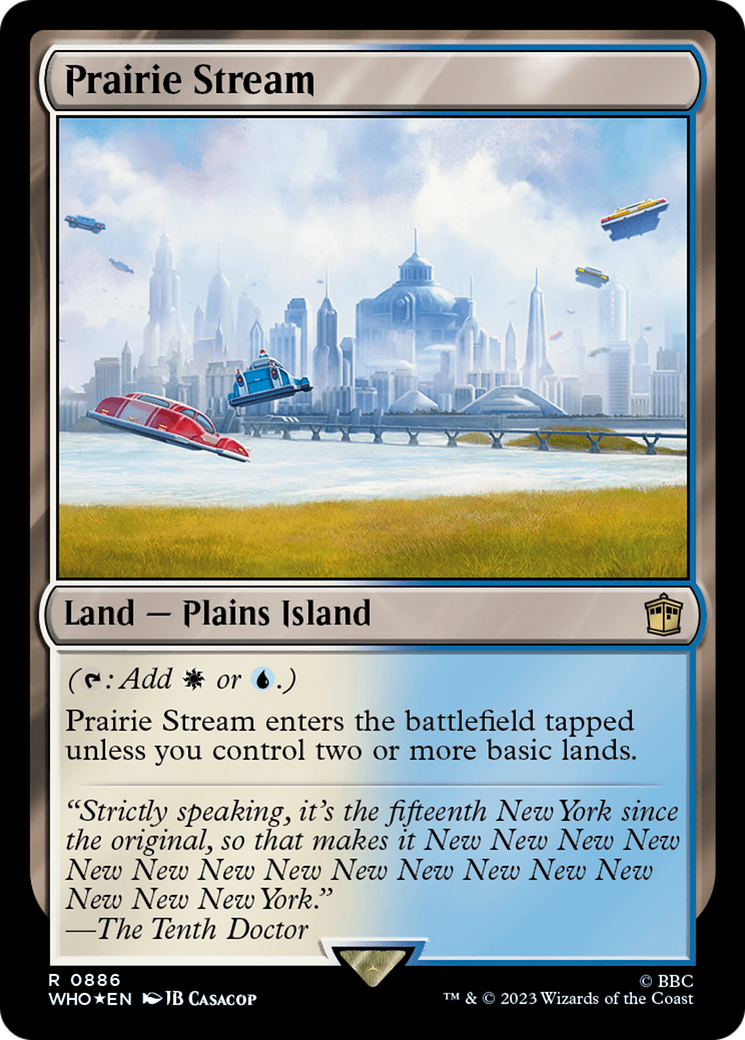 {R} Prairie Stream (Surge Foil) [Doctor Who][WHO 886]