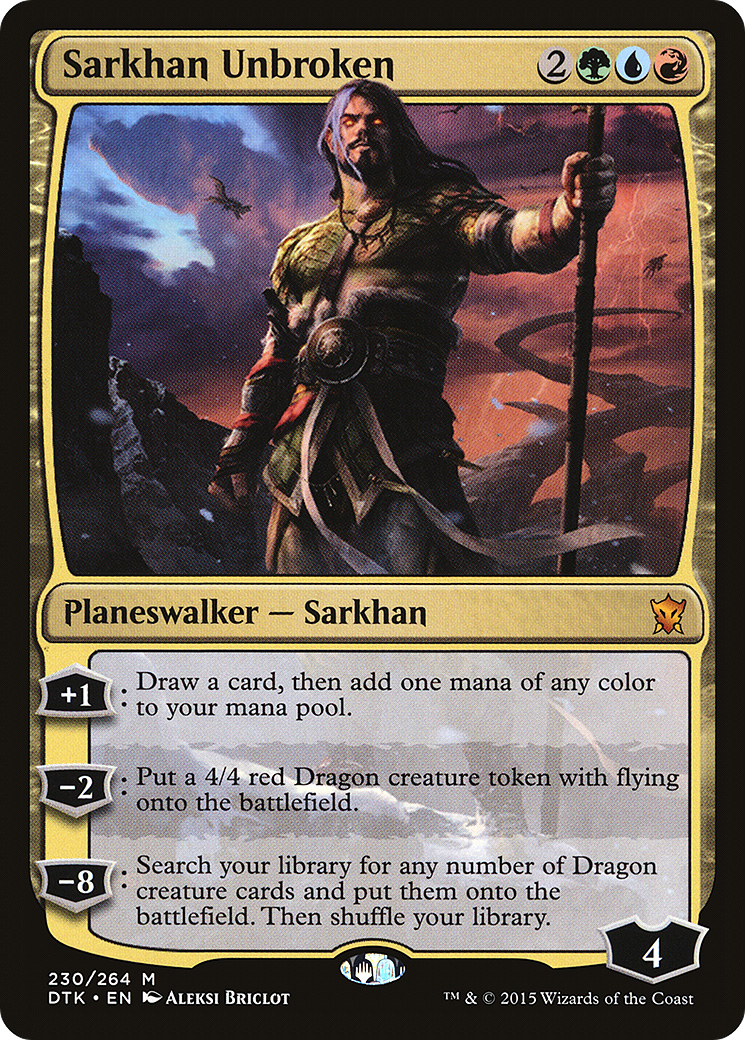 {R} Sarkhan Unbroken [Dragons of Tarkir][DTK 230]