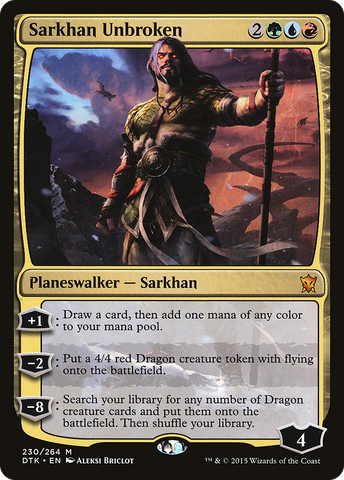 {R} Sarkhan Unbroken [Dragons of Tarkir][DTK 230]
