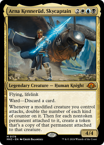 {R} Arna Kennerud, Skycaptain [Modern Horizons 3][MH3 178]