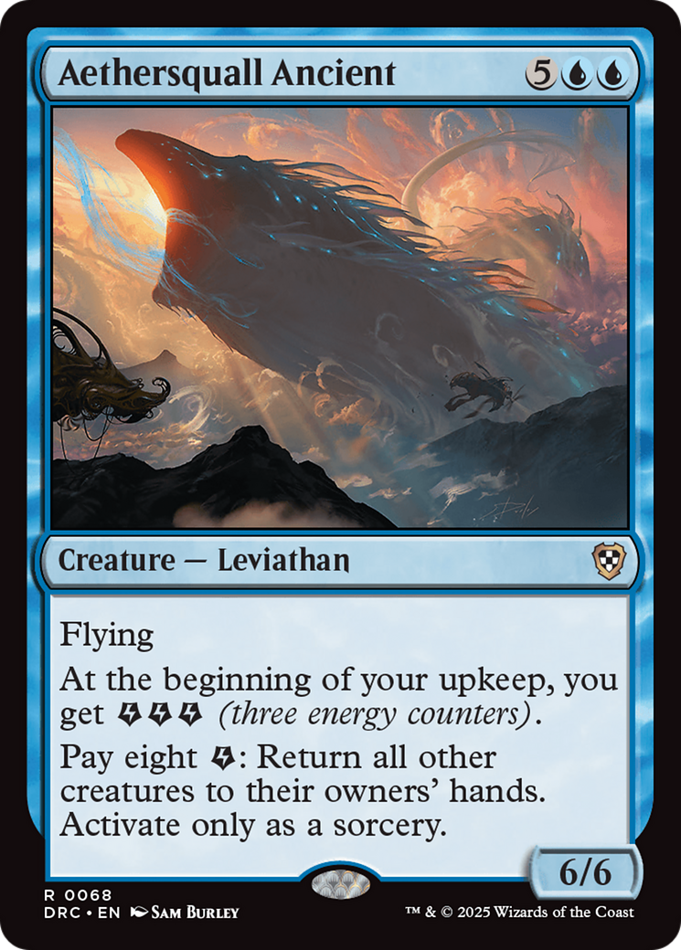 {R} Aethersquall Ancient [Aetherdrift Commander][DRC 068]