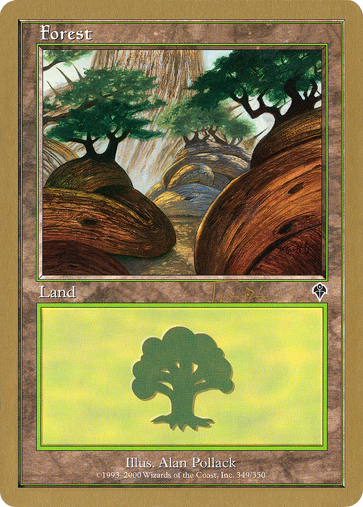 {B}[GB WC01 JT349A] Forest (jt349a) (Jan Tomcani) [World Championship Decks 2001]