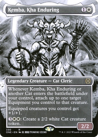 {R} Kemba, Kha Enduring (Borderless Manga) [Phyrexia: All Will Be One][ONE 330]