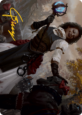 {A} Skaab Wrangler Art Card (Gold-Stamped Signature) [Innistrad: Midnight Hunt Art Series][GS AMID 029]