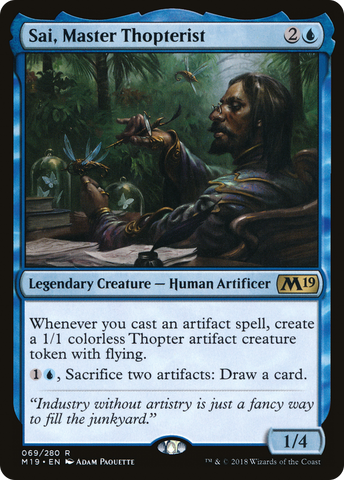 {R} Sai, Master Thopterist [Core Set 2019][M19 069]