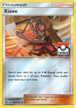 [PKM] Kiawe (116a/147) [League & Championship Cards]