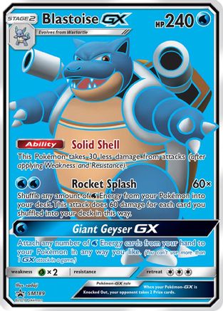 [PKM] Blastoise GX (SM189) [Sun & Moon: Black Star Promos]