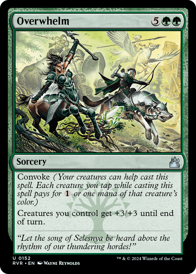 {C} Overwhelm [Ravnica Remastered][RVR 152]