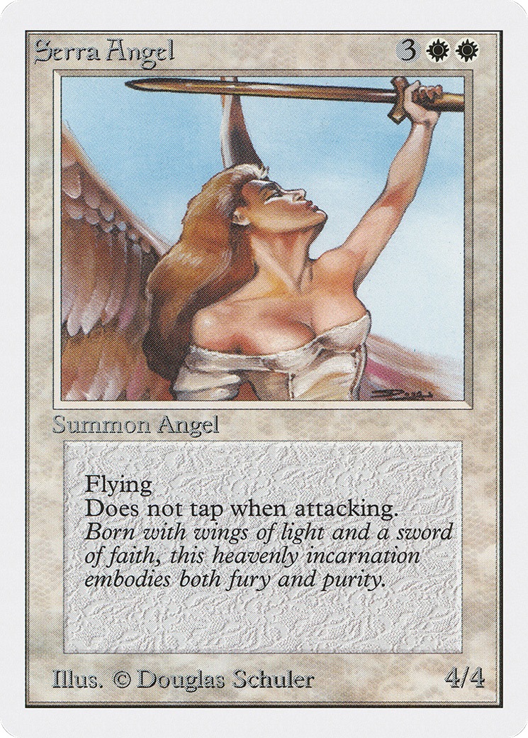 {C} Serra Angel [Unlimited Edition][2ED 040] - Misty Mountain Games