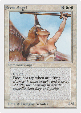 {C} Serra Angel [Unlimited Edition][2ED 040]
