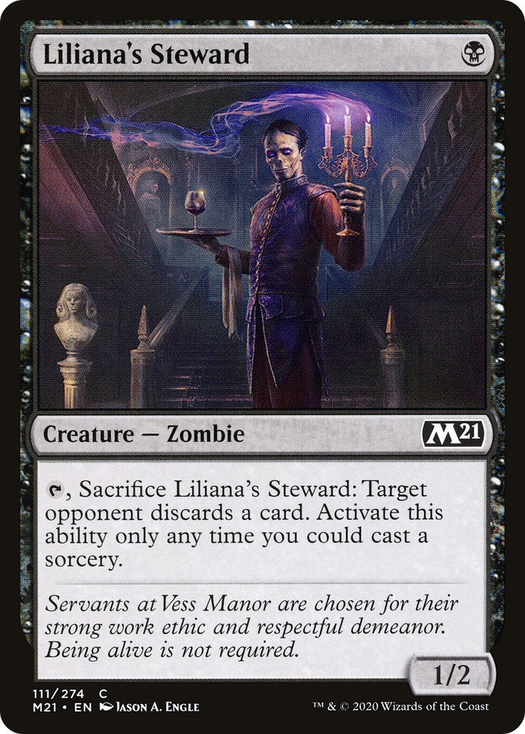 {C} Liliana's Steward [Core Set 2021][M21 111]