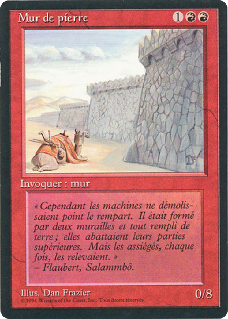 {F} Wall of Stone [Foreign Black Border][FBB 3ED 184]