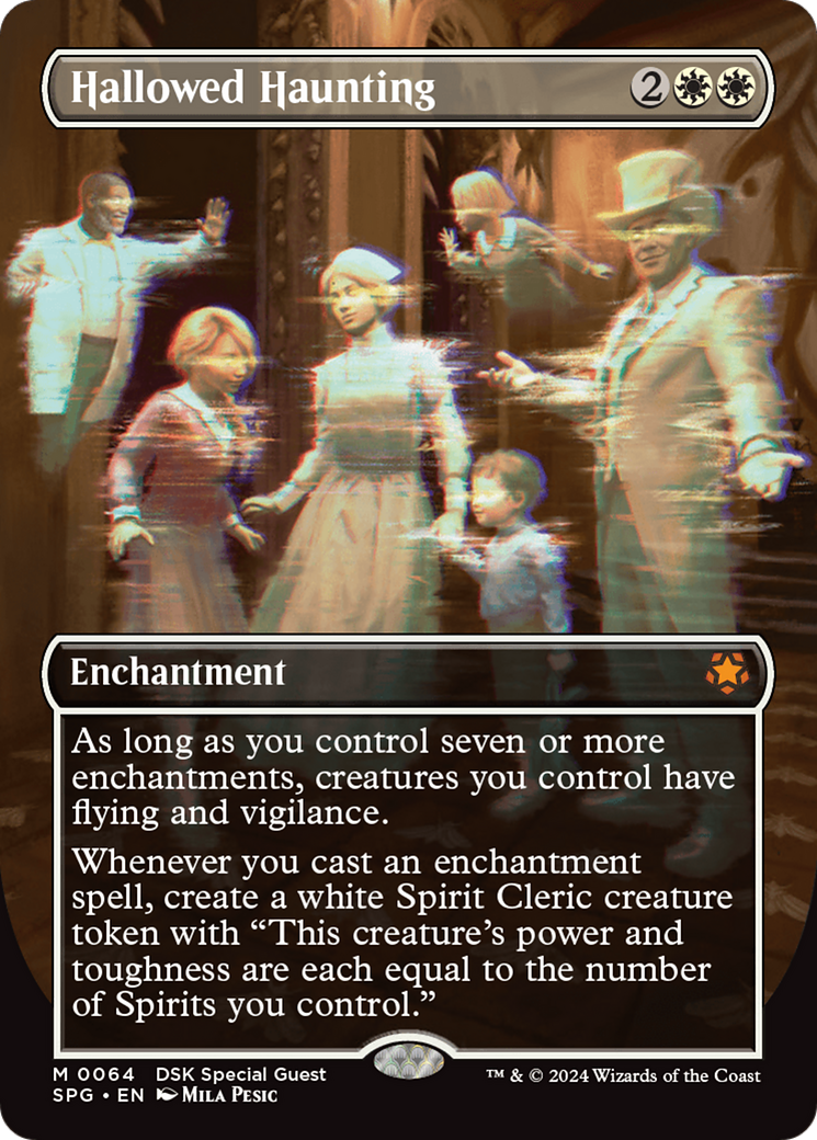 {R} Hallowed Haunting (Borderless) [Duskmourn: House of Horror Special Guests][SPG 064]