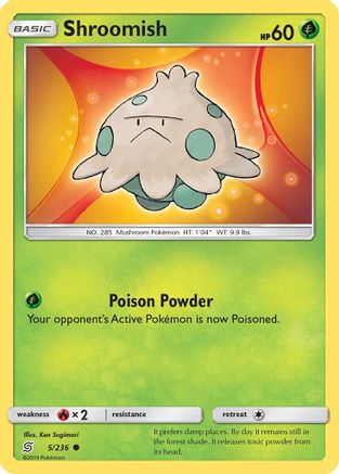 [PKM-C] Shroomish (5/236) [Sun & Moon: Unified Minds]