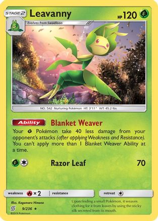 [PKM] Leavanny (9/236) [Sun & Moon: Unified Minds]