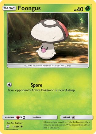 [PKM] Foongus (13/236) [Sun & Moon: Unified Minds]