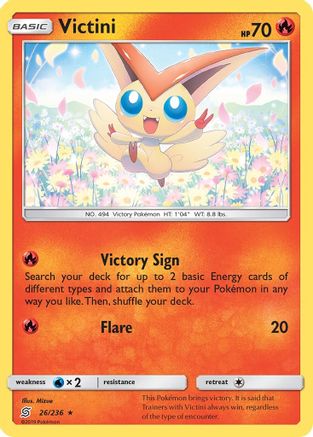 [PKM-R] Victini (26/236) [Sun & Moon: Unified Minds]