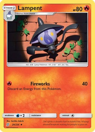 [PKM] Lampent (29/236) [Sun & Moon: Unified Minds]