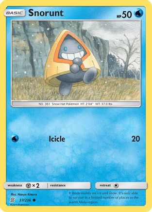 [PKM] Snorunt (37/236) [Sun & Moon: Unified Minds]
