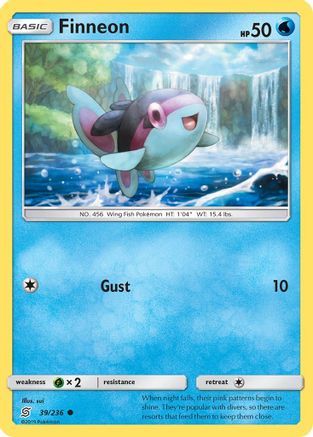 [PKM] Finneon (39/236) [Sun & Moon: Unified Minds]
