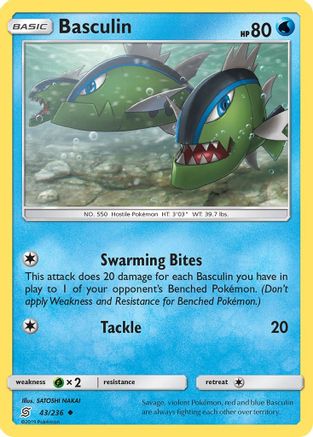 [PKM] Basculin (43/236) [Sun & Moon: Unified Minds]