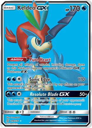 [PKM] Keldeo GX (219/236) [Sun & Moon: Unified Minds]