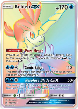 [PKM] Keldeo GX (240/236) [Sun & Moon: Unified Minds]