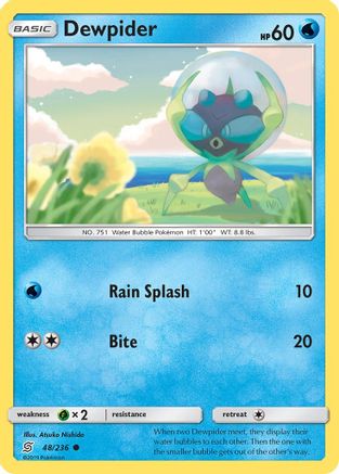 [PKM] Dewpider (48/236) [Sun & Moon: Unified Minds]