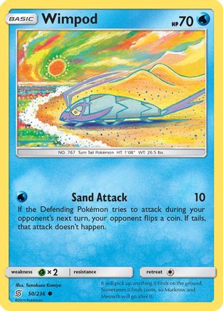 [PKM] Wimpod (50/236) [Sun & Moon: Unified Minds]