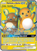 [PKM-R] Raichu & Alolan Raichu GX (220/236) [Sun & Moon: Unified Minds]