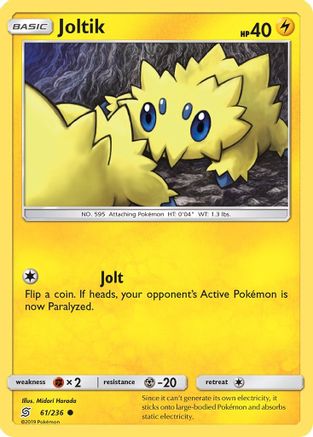 [PKM-C] Joltik (61/236) [Sun & Moon: Unified Minds]