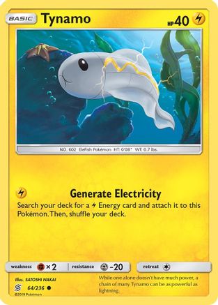 [PKM] Tynamo (64/236) [Sun & Moon: Unified Minds]