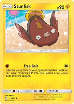 [PKM] Stunfisk (67/236) [Sun & Moon: Unified Minds]