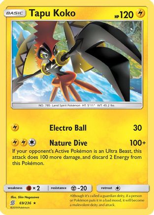 [PKM] Tapu Koko (69/236) [Sun & Moon: Unified Minds]