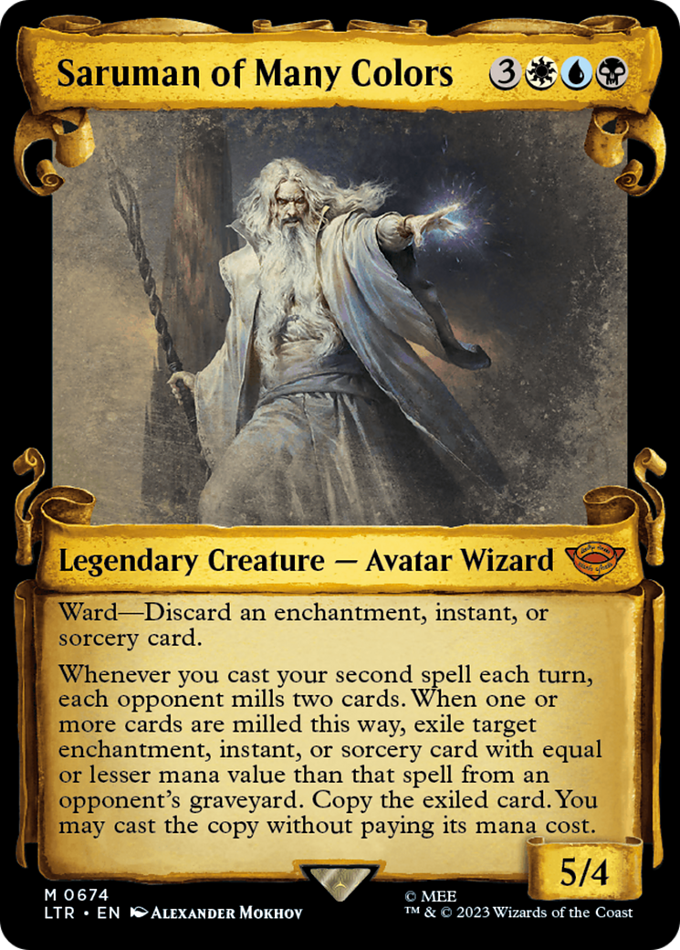{R} Saruman of Many Colors [The Lord of the Rings: Tales of Middle-Earth Showcase Scrolls][LTR 674]