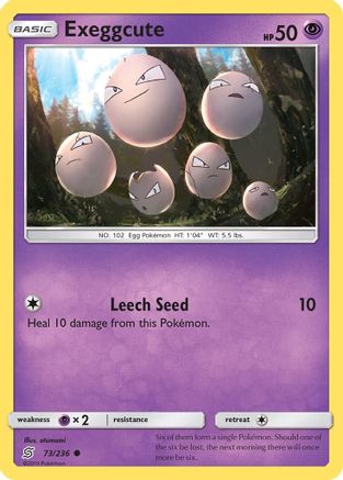[PKM] Exeggcute (73/236) [Sun & Moon: Unified Minds]
