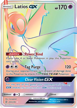 [PKM-R] Latios GX (243/236) [Sun & Moon: Unified Minds]