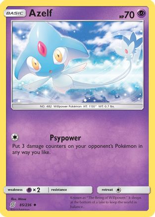 [PKM] Azelf (85/236) [Sun & Moon: Unified Minds]