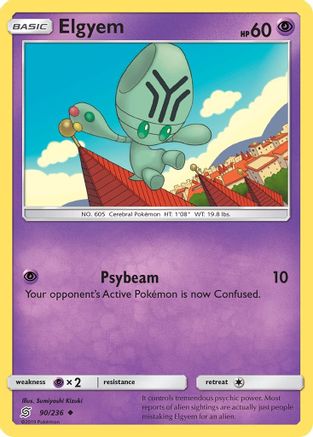 [PKM] Elgyem (90/236) [Sun & Moon: Unified Minds]