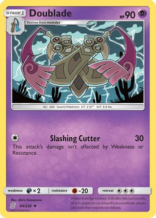 [PKM-C] Doublade (94/236) [Sun & Moon: Unified Minds]