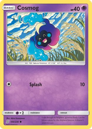 [PKM-C] Cosmog (100/236) [Sun & Moon: Unified Minds]