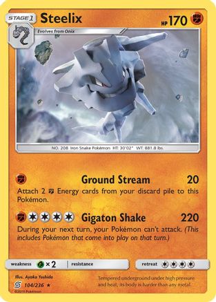 [PKM-R] Steelix (104/236) [Sun & Moon: Unified Minds]