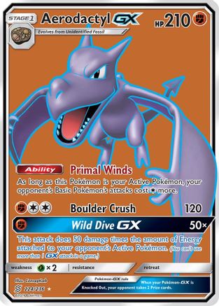 [PKM] Aerodactyl GX (224/236) [Sun & Moon: Unified Minds]