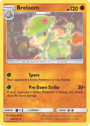 [PKM] Breloom (108/236) [Sun & Moon: Unified Minds]