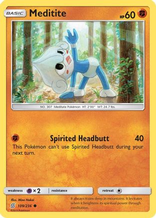 [PKM] Meditite (109/236) [Sun & Moon: Unified Minds]