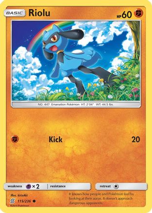 [PKM] Riolu (115/236) [Sun & Moon: Unified Minds]