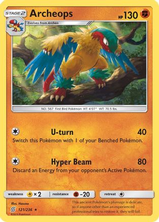 [PKM] Archeops (121/236) [Sun & Moon: Unified Minds]